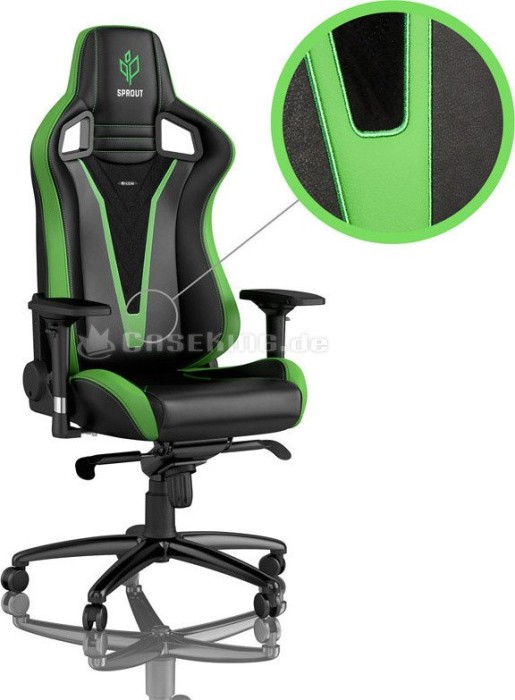 noblechairs Epic Sprout Edition fotel gamingowy, czarny/zielony