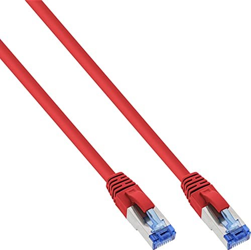 InLine kabel patch, Cat6a, S/FTP, RJ-45/RJ-45, 20m, czerwony