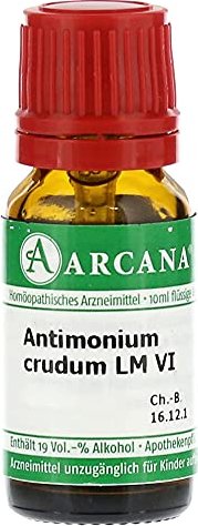 Arcana Antimonium crudum Dilution, 10ml