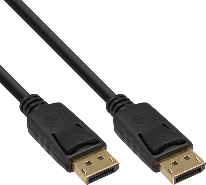InLine DisplayPort/mini DisplayPort 1.2 przewód czarny, 0.3m
