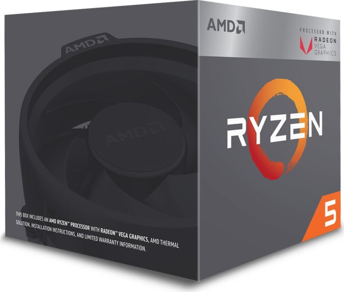 AMD Ryzen 5 2400G, 4C/8T, 3.60-3.90GHz, boxed