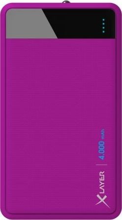 XLayer Powerbank Colour Line 4000 violett