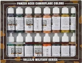 "Panzer Aces Camouflage Colors" Farbset 16 tlg
