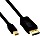 InLine DisplayPort/mini DisplayPort 1.2 przewód czarny, 0.3m (17137S)