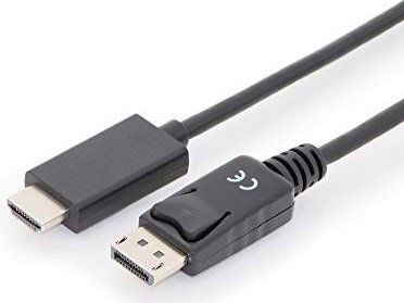 Digitus DisplayPort 1.2/HDMI 2.0 kabel przejściówka czarny, 1m