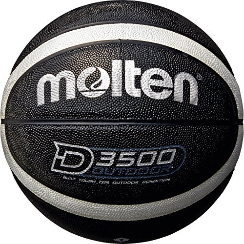 Molten B7D3500 piłka do koszykówki czarny/srebrny