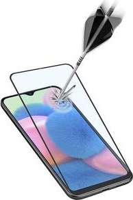 Cellularline Second Glass Capsule für Samsung Galaxy A30s schwarz
