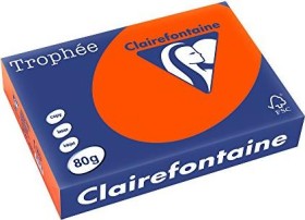 Clairefontaine Trophée Universalpapier ziegelrot A4, 80g/m², 500 Blatt