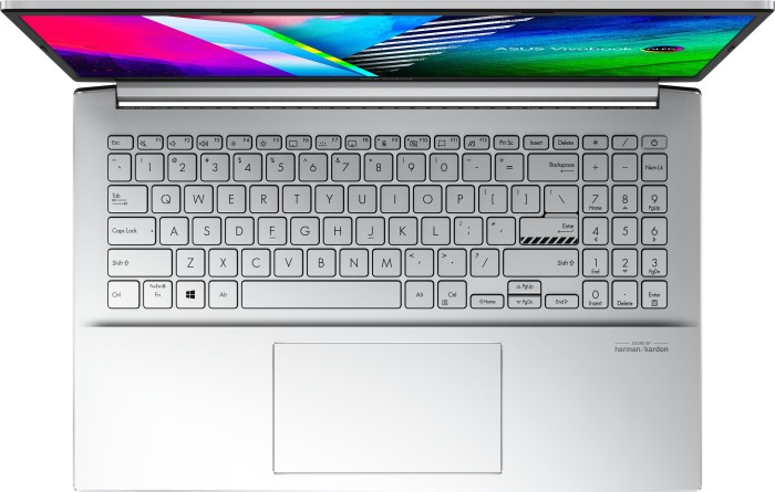 ASUS VivoBook Pro 15 OLED M3500QC-L1351W Cool Silver, Ryzen 7 5800H, 16GB RAM, 1TB SSD, GeForce RTX 3050, DE