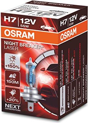Osram Night Breaker Laser H7 55W +150%, 1er-Pack Faltschachtel ab € 8,85 ( 2024)