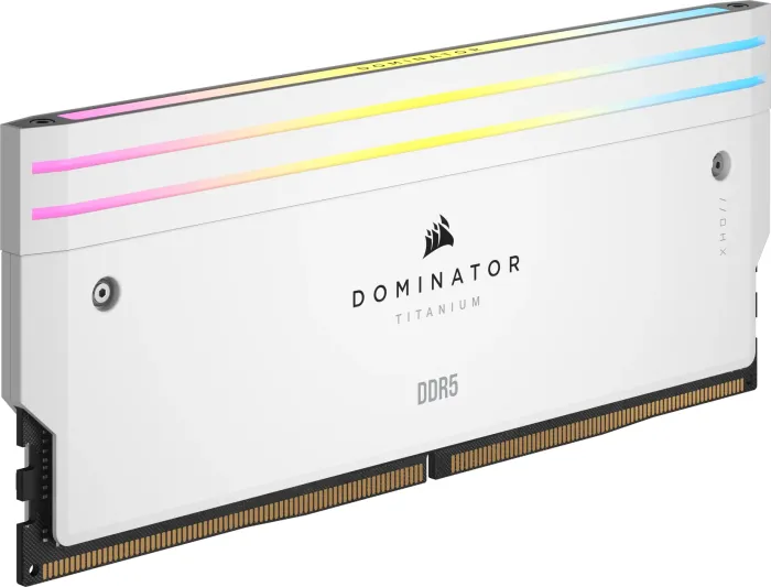 Corsair Dominator Titanium RGB weiß DIMM Kit 32GB, DDR5-6000, CL30-36-36-76, on-die ECC