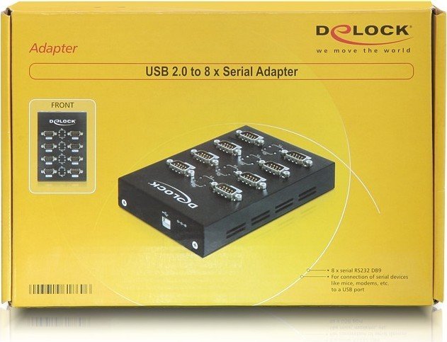 DeLOCK USB 2.0 to 8x serial adapter