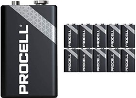 Duracell Industrial 9V-Block, 10er-Pack