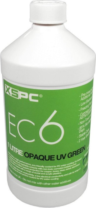 XSPC EC6 Coolant Opaque UV Green, Kühlflüssigkeit, 1000ml