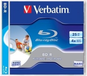 Verbatim BD-R 25GB 6x, 1-pack Jewelcase printable