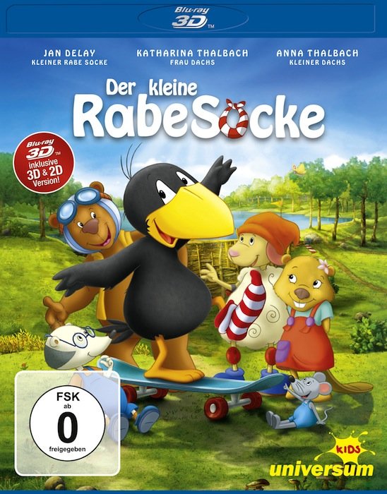 Der mała Rabe Socke (3D) (Blu-ray)