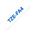 Brother TZe-FA4 Beschriftungsband 18mm, blau auf weiß Vorschaubild