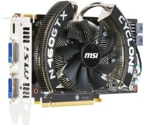 MSI N460GTX Cyclone 1GD5/OC, GeForce GTX 460, 1GB GDDR5, 2x DVI, Mini HDMI