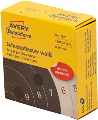 Avery-Zweckform Schusspflaster rund 19mm, weiß ab € 4,69 (2024)