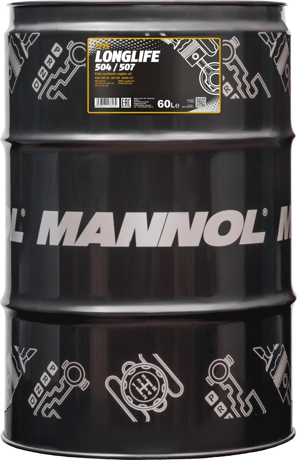 Mannol 7715 Longlife 504/507 SAE 5W-30 - 5 Liter, 23,50 €
