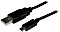 StarTech Slim-USB-A 2.0 na USB 2.0 Micro-B kabel przej&#347;ciówka czarny, 2m (USBAUB2MBK)