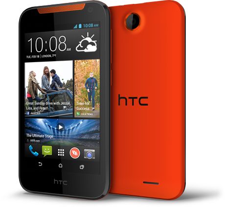 HTC Desire 310 pomarańczowy