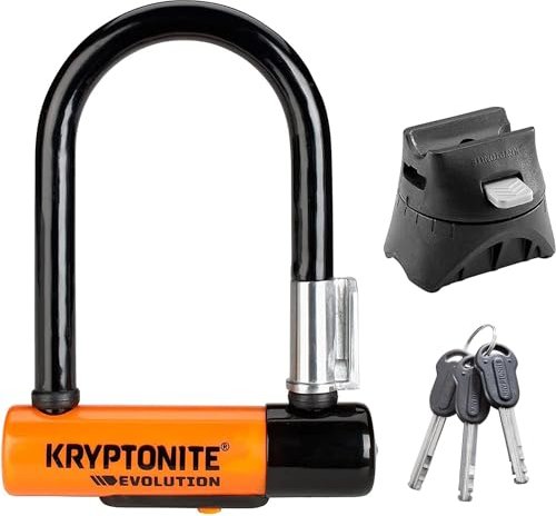 Kryptonite New-U Evolution mini-5 u-lock, key