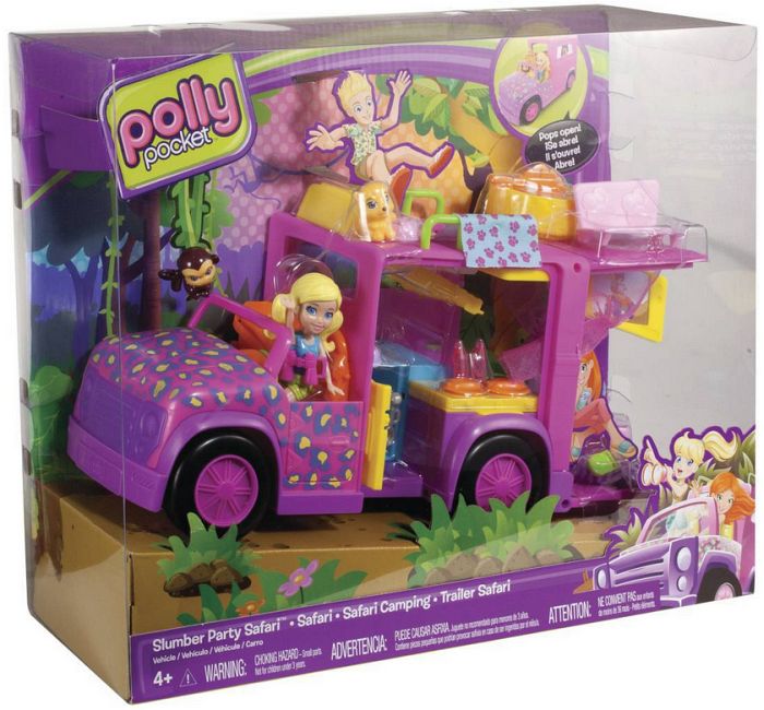 Polly Pocket Carro de Acampar - Mattel