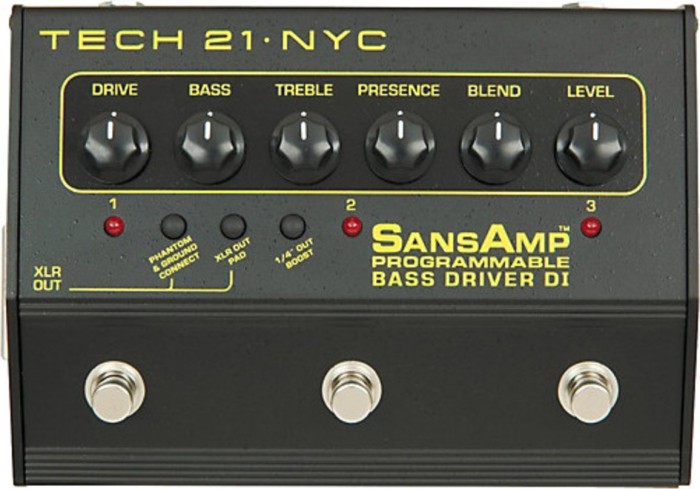 Tech 21 SansAmp Bass Driver DI Programmable