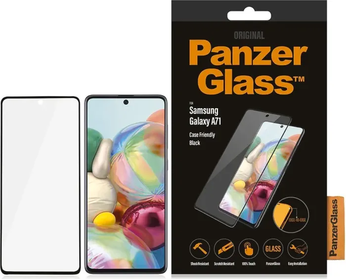 PanzerGlass Edge-to-Edge Case Friendly do Samsung Galaxy A71 czarny