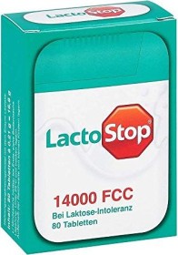 Hübner LactoStop 14000 FCC Tabletten, 80 Stück