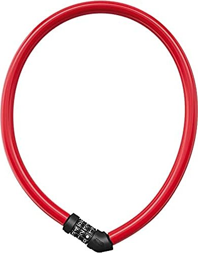 ABUS Racer 4408C/65/8 cable lock, number combination red