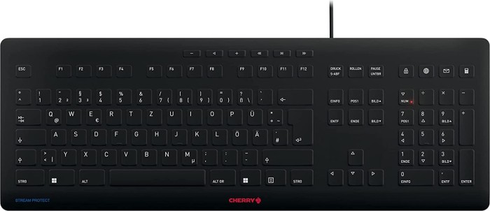 Cherry Stream Protect Keyboard schwarz, Preisvergleich (2024) DE € 44,90 USB, ab | Geizhals Österreich