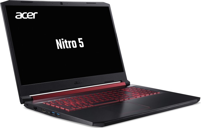 Acer Nitro 5 AN517-51-59LR, Core i5-9300H, 8GB RAM, 512GB SSD, GeForce GTX 1650, DE