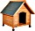 Trixie Natura gable roof doghouse M