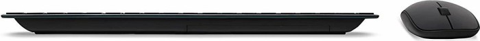 Rapoo 9300M Multi-mode Wireless Ultra-slim Desktop Combo zestaw czarny, USB/Bluetooth, DE