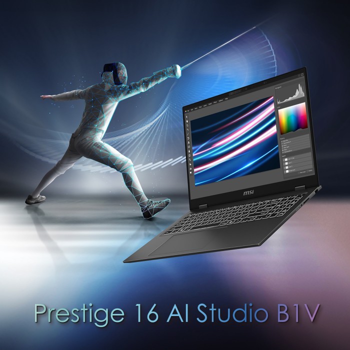 MSI Prestige 16 AI Studio B1VFG-009, Stellar Gray, Core Ultra 9 185H, 32GB RAM, 1TB SSD, GeForce RTX 4060, DE