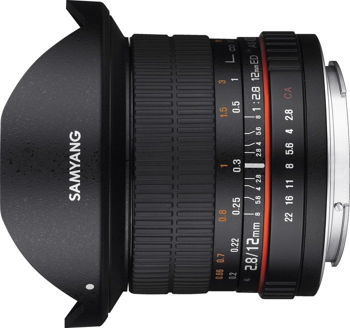 Samyang 12mm 2.8 ED AS NCS rybie oko do Nikon F czarny