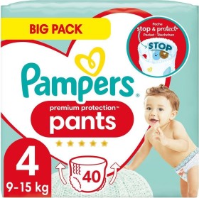 Pampers Premium Protection Pants Gr.4 Einwegwindel, 9-15kg, 40 Stück