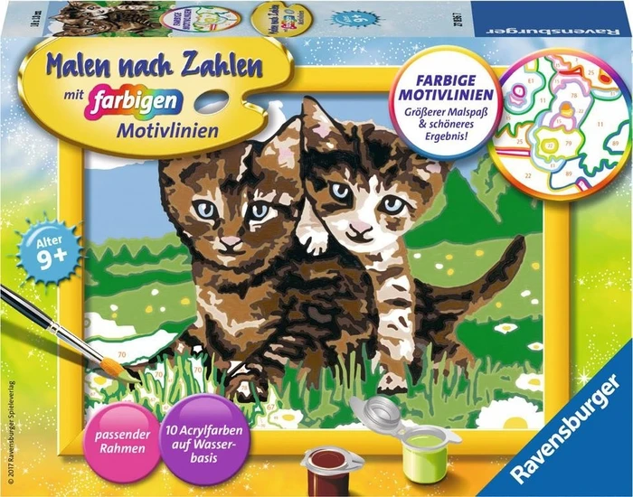 Ravensburger Puzzle 09194 - Verspielte Vierbeiner, 2x 24 Teile, Für Kinder Ab 4 Jahren