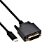 InLine USB-C mit DisplayPort/DVI Adapterkabel, 1m (64131)