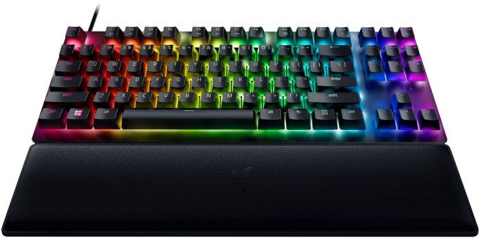 Razer Huntsman V2 TKL czarny, LEDs RGB, Razer Clicky Optical PURPLE, USB, US