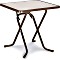 Best Freizeitmöbel Primo stół składany 67x67cm brązowy (26527010)