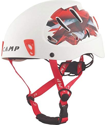 Camp Armour Helm weiß/rot