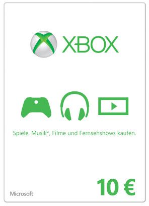 Microsoft Xbox Live Prepaid Card - 10 Euro (Download ...