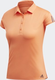 Bild adidas Club 3-Stripes Polo Tennisshirt kurzarm orange/grau (Damen) (FK6988)