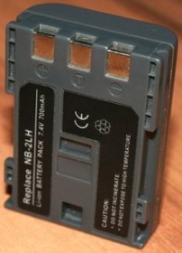 Compatible rechargeable battery to Canon NB-2LH
