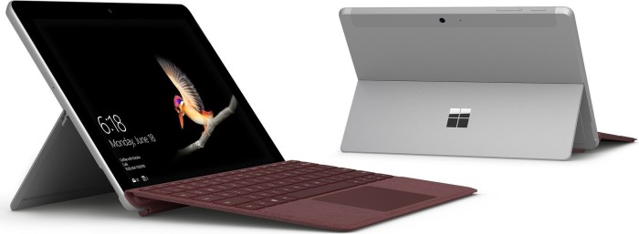 Microsoft Surface Go, Pentium złoto 4415Y, 8GB RAM, 128GB SSD + Signature Type Cover Bordeaux czerwony