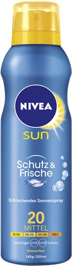 Nivea Sun Protect & Refresh odświeżający spray przeciwsłoneczny LSF20, 200ml