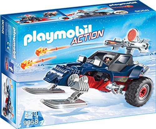 Playmobil Eispiraten Racer Polarstation 9058 Schneemobil Action mit Figur NEU 